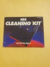 Vtg 1989 Nintendo NES CLEANING KIT Instruction Booklet Owner's Manual 80s 