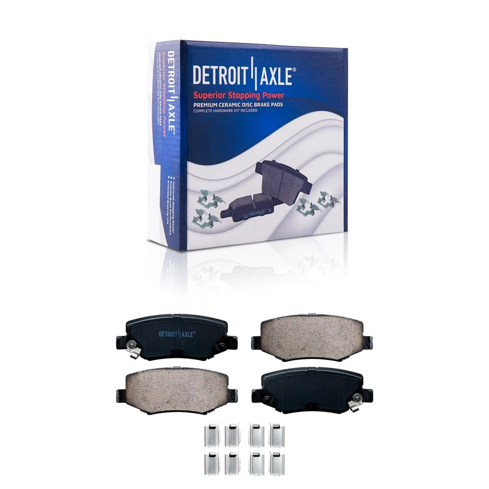 Front Rear Ceramic Brake Pads for Dodge Nitro Jeep Liberty Wrangler JK Wrangler - Image 4 of 4
