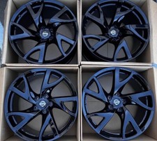 19 Oem Nissan 370z 370 Z Rays Forged Wheels Rims Black Staggered Factory Stock