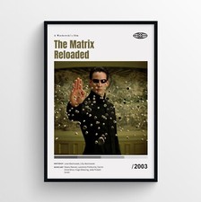 The Matrix Reloaded Movie Poster Print, Wall ...