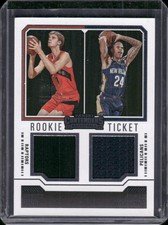 2023-24 Contenders #RT2-GHA Jordan Hawkins / Gradey Dick Rookie Dual Swatches