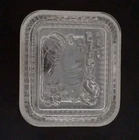 VINTAGE ANCHOR HOCKING REFRIGERATOR DISH Bowl WITH EMBOSSED FRUIT ON LID
