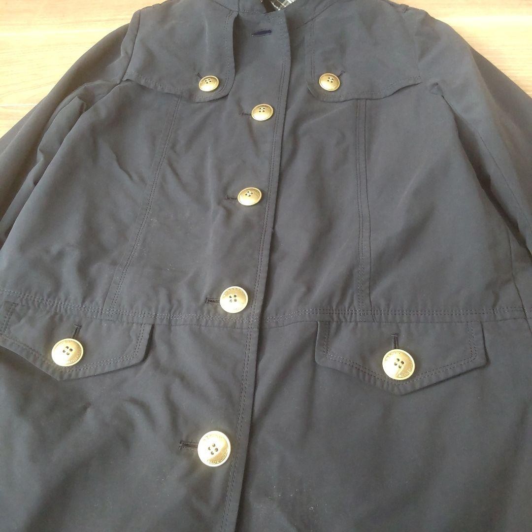 Burberry Blue Label Trench Coat Navy Blue With Check Pattern Size 38 For Women thumbnail 19