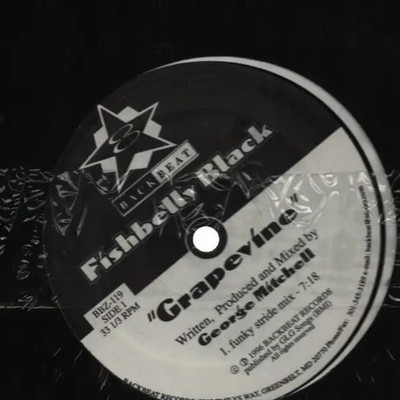 Fishbelly Black Funk Cafe / Grapevine Vinyl Single 12inch Backbeat Records