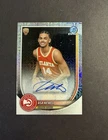 2025-26 Bowman Chrome Asa Newell RC Mojo Refractor Auto Atlanta Hawks