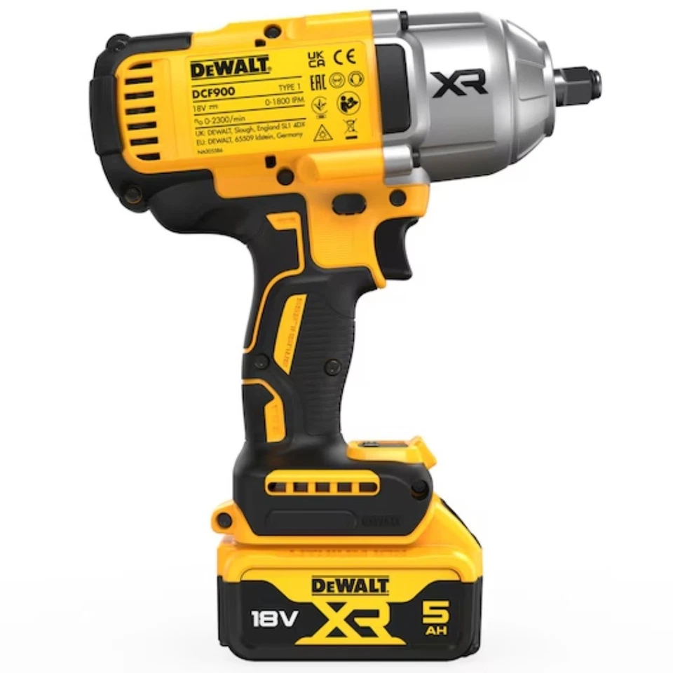 Impact Wrench 1/2” XR 18V 5Ah LI-ION Brushless 1396 NM DEWALT - Image 4 of 4