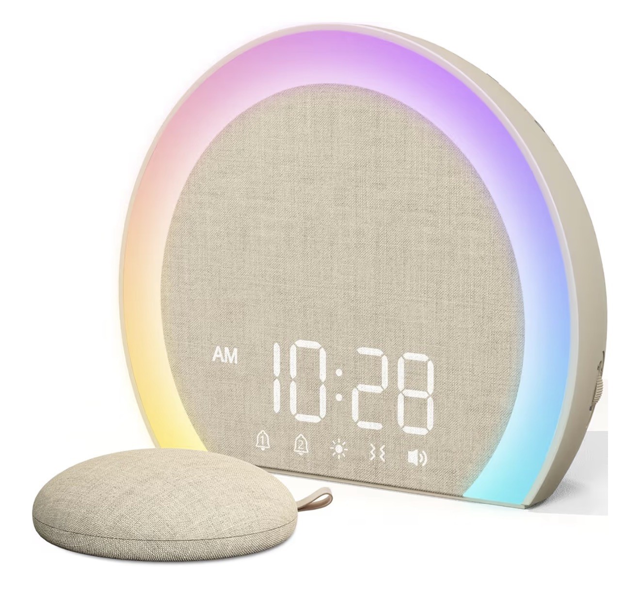 Extra Loud Alarm Clock with Wireless Bed Shaker Vibrating Dual Alarm w Light Wake photo Extra Loud Alarm Clock with Wireless Bed Shaker Vibrating Dual Alarm w Light Wake photo