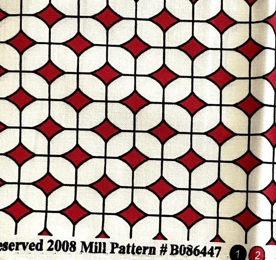 Loralle Harris for Loralle Designs 2008 Mill Pattern #B086447 Cotton 20 in x 42 - Image 4 of 4