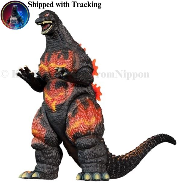 BANDAI Movie Monster Series Burning Godzilla ver.2.0 Soft Vinyl