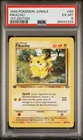 1999 Pokemon Jungle #60 PIKACHU - 1ST EDITION PSA 6 EX-MT