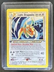 2002 Pokemon Neo Destiny 1st Edition Light Dragonite Holo #14/105