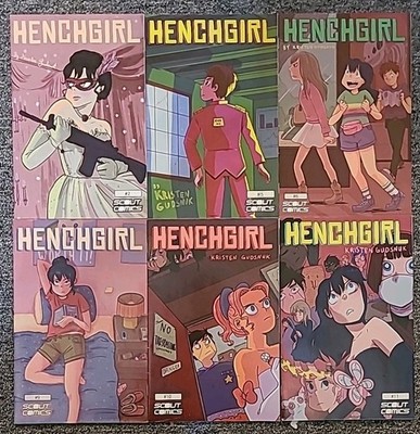 HENCHGIRL (2016) #2,5,6,9,10,11 Scout Comics KIRSETN GUDSNUK VF/NM Lots Of Pics