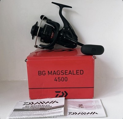 Daiwa BG MAGSEALED 4500 | Hochleistungs Salzwasser Power Spinnrolle Set Up