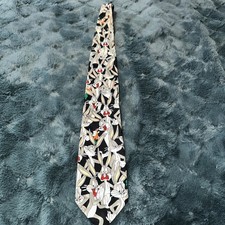 Vtg Looney Tunes Mania 1993 Bugs Bunny All Over Men's Neck Tie