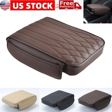 Car Center Console Armrest Cover Waterproof Leather Arm Rest Protector Cushion