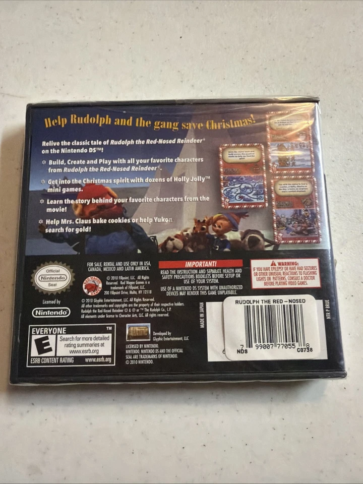 Rudolph the Red-nosed Reindeer Brand New Factory Sealed (Nintendo DS, 2010) - Image 2 of 4