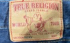 True Religion Men's Ricky Straight Leg Jeans Dark Wash Thick Stitch 36x29 — photo 9