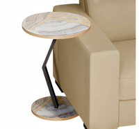 Beistelltisch Aus Holz In Beige Modern Eleganter Wohnzimmertisch