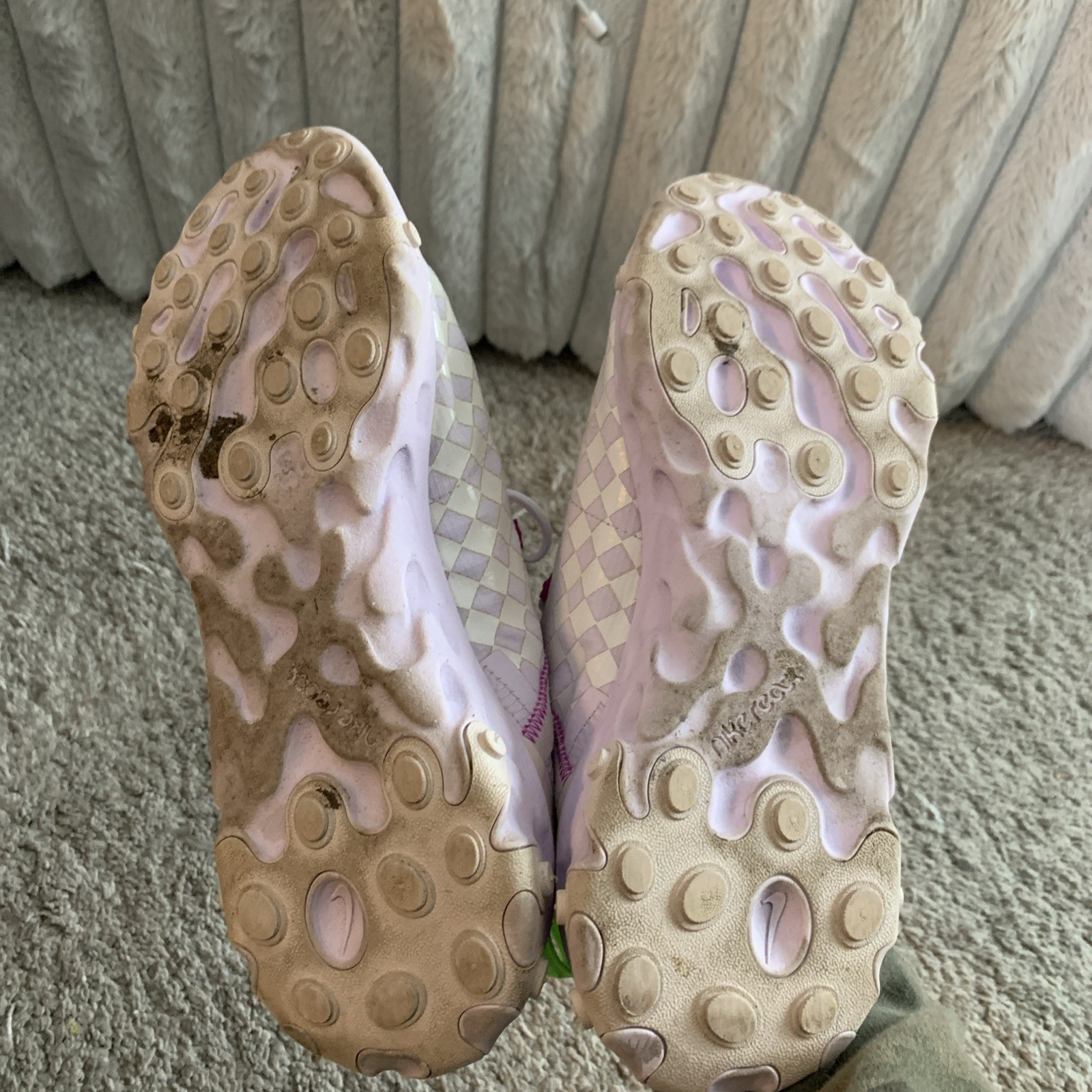 Nike React Element 55 Barely Grape Trainers CN014… - image 8