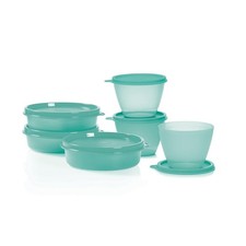 Tupperware 12-Piece Wonder Full Little Wonders Mini Storage Set Mint Green