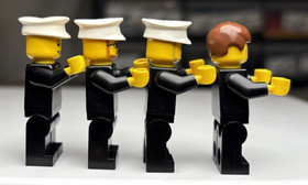 LEGO City Police Headquarters 7744 Complete Set Of Minifigures Mini Figures ONLY