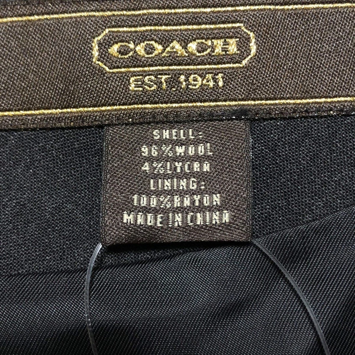 Auth COACH Vestito donna grigio scuro