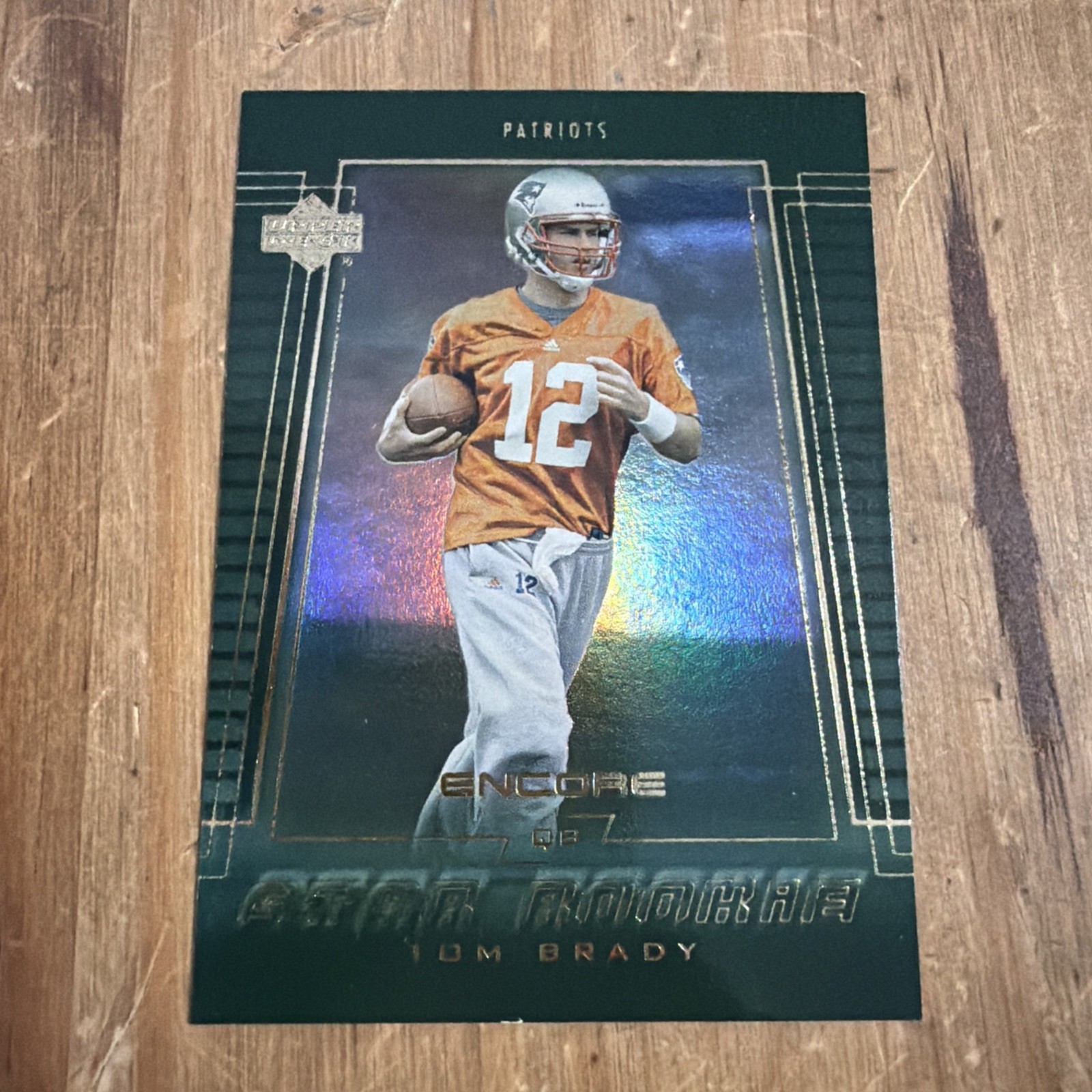 2000 Upper Deck Encore - Star Rookie Tom Brady #254 (RC)