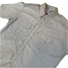 Vintage Red Kap Work Shirt Image Plus Mens XL Tan Khaki USA Made