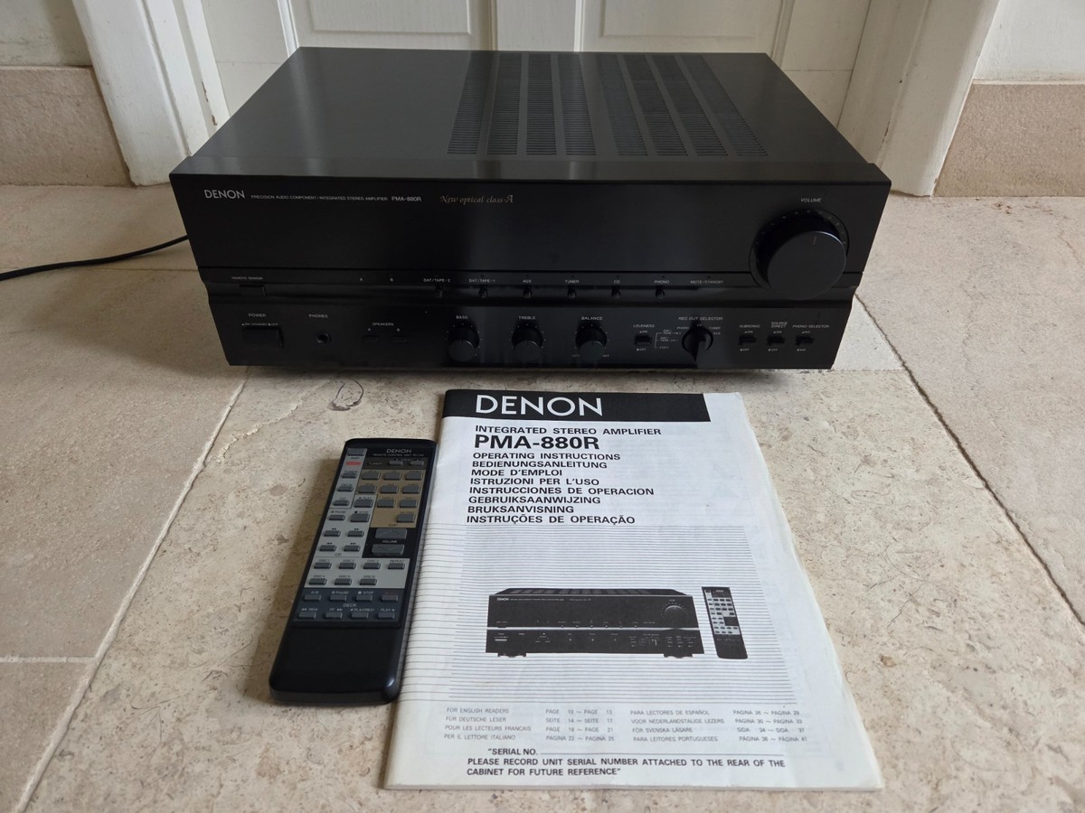 Denon Pma-880r Precision Audio Component Integrated Stereo