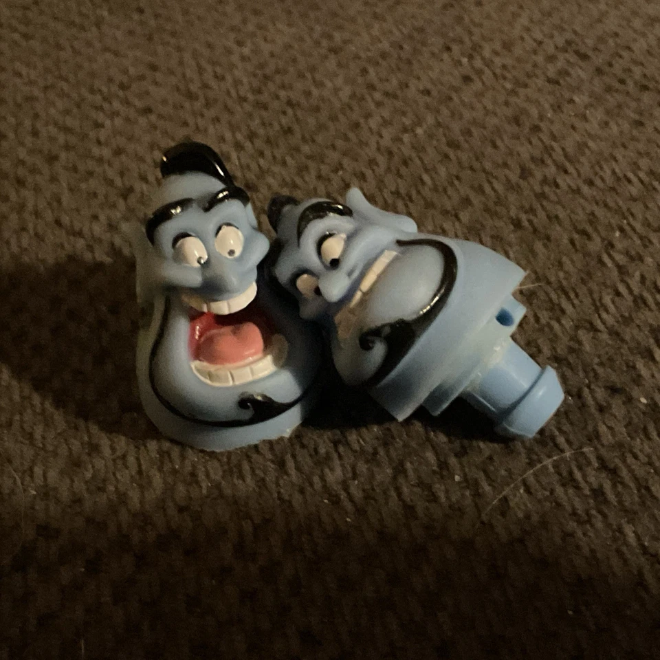 Figura de acción de juguete de colección 1992 Disney Genie de Aladdin Mattel cabeza conmutable Foto 3 de 3