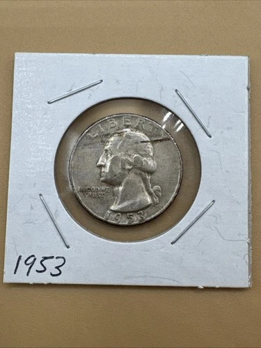 1953 Washington Quarter 90% Silver Good Date