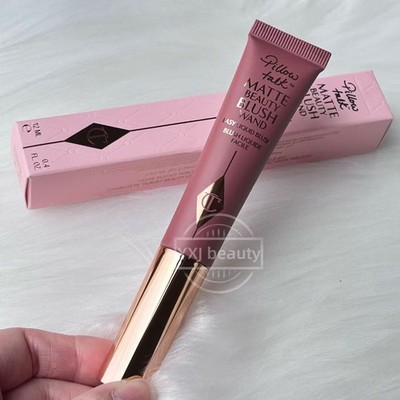 New Charlotte Tilbury Matte Beauty Blush Wand~Pillow Talk~Full Size 12 ml/0.4 oz