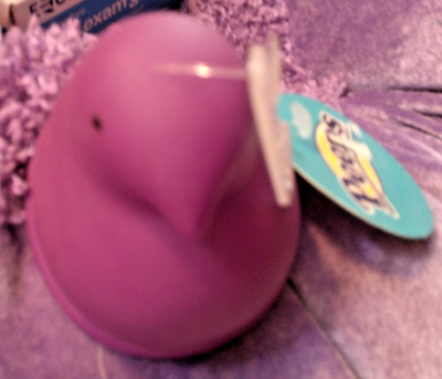 NWT Peeps Vinyl Dog Toy PURPLE 4 INCH CHICK