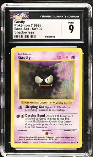 Gastly (Shadowless) graded CGC 9 for sale on eBay