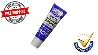 Lucas Oil 10533 White Lithium Grease 8 oz Squeeze Tube, Multi-Purpose Lubricant