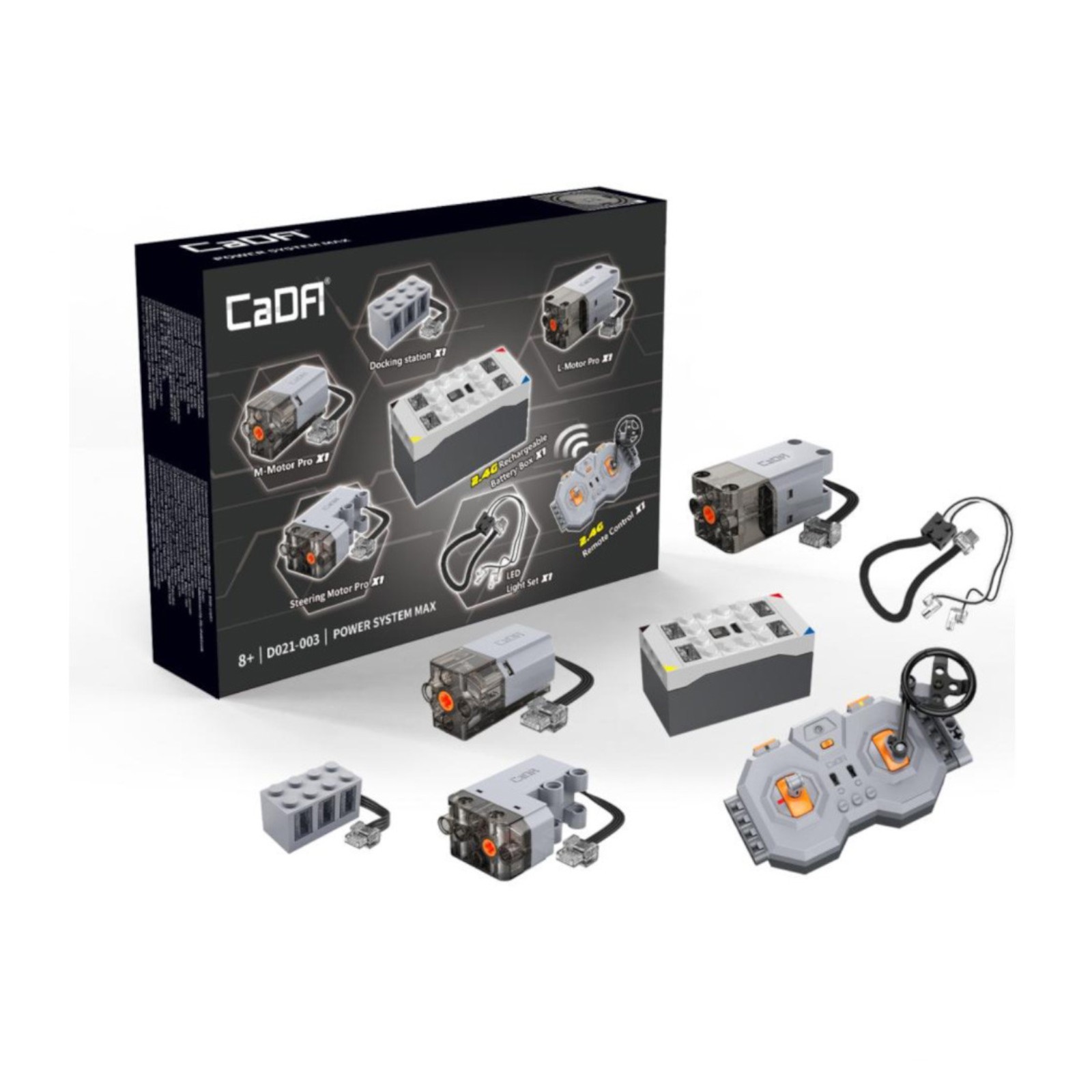 CaDA D021-003 Power Upgrade Kit Pro, RC functionality to compatible Brick Models - Image 5