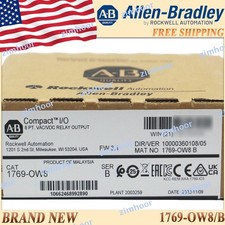 New in Box 1769-OW8/B CompactLogix Relay Output Module AB 1769OW8 serB Free Ship