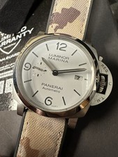 PANERAI PAM01314 White 44mm 3 Day Luminor Marina Automatic + BOX & PAPERS 2021