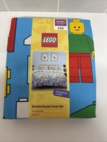 LEGO Double Duvet Cover Set  Includes 2x Pillowcases 200 x 200 cm Reversible