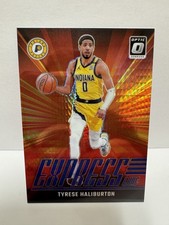 2024-25 Donruss Optic - Express Lane Tyrese Haliburton #25 Blue Hyper Prizm /175