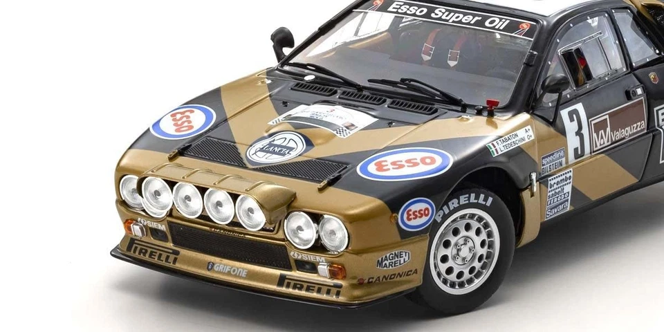 Kyosho Original 1/18 Lancia Rally 037 1985 Targa Florio #3 KS08306H Diecast Car - Image 4 of 4