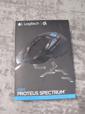 Logitech G502 Proteus Spectrum Wired Gaming Mouse in BOX