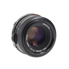 Minolta 50mm F/1.7 MD Mount Manual Focus Lens Without Caps 