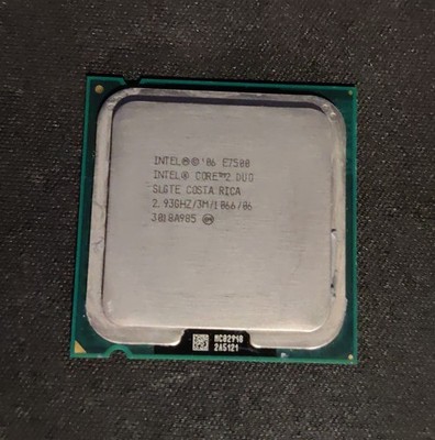 Intel Core 2 Duo E7500 2.93GHz Dual-Core (BX80571E7500) Processor
