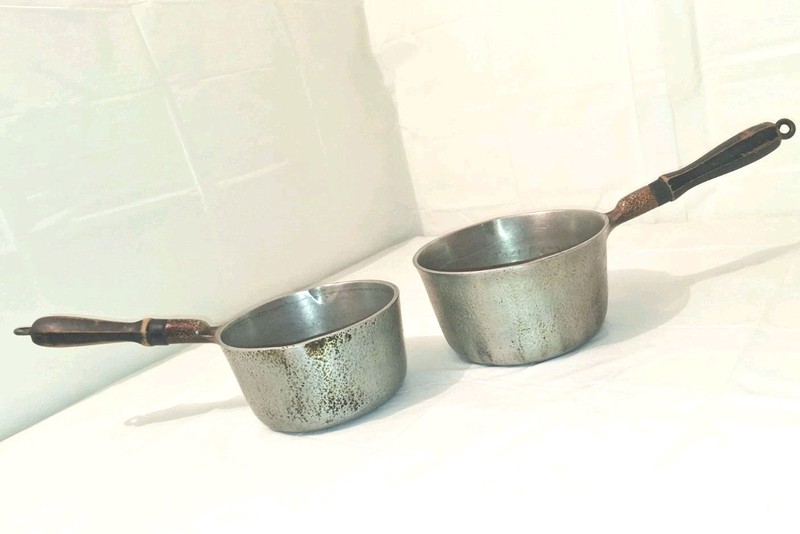 Vintage Club Sauce Pans 1.5 Qt. And 2 Qt. Cast Aluminum 