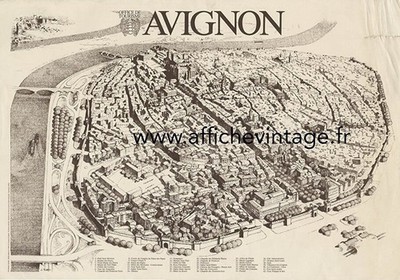 POSTER POSTER Provence Alpes Cote D Azur Riviera Avignon