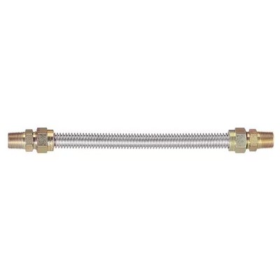 Dormont 30-3132-72 Gas Connetor, 304 Ss, 1/2 X 72 In