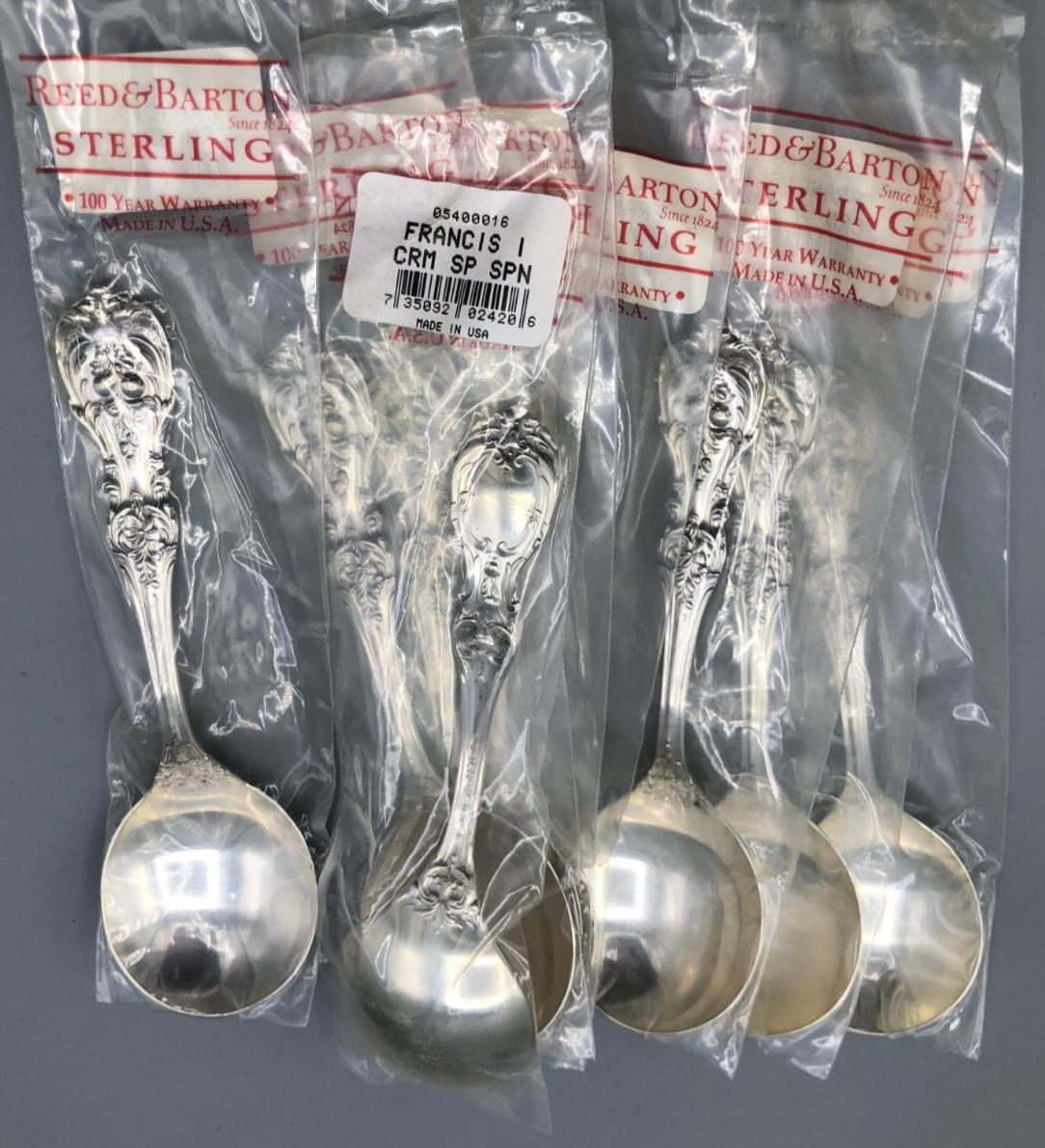 Francis I by Reed & Barton sterling silver set of 8 Cream Soup