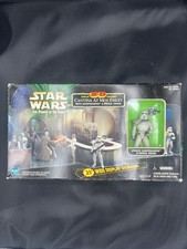 Star Wars Power of the Force 3-D Cantina at Mos Eisley w Sandtrooper & Droid