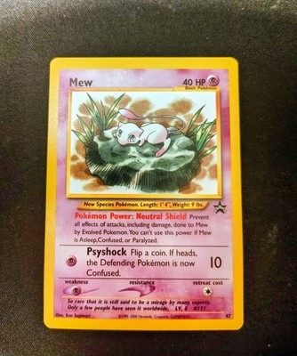Pokemon Karte Mew League Promo Black Star #47 Wizards Of The Coast NM